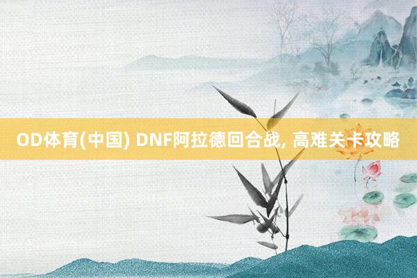 OD体育(中国) DNF阿拉德回合战， 高难关卡攻略